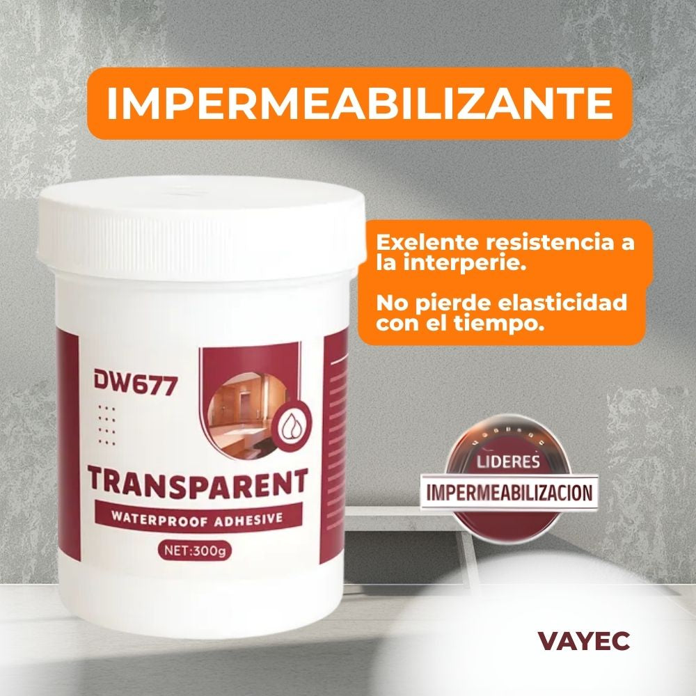 SELLADOR IMPERMEABLE TRANSPARENTE
